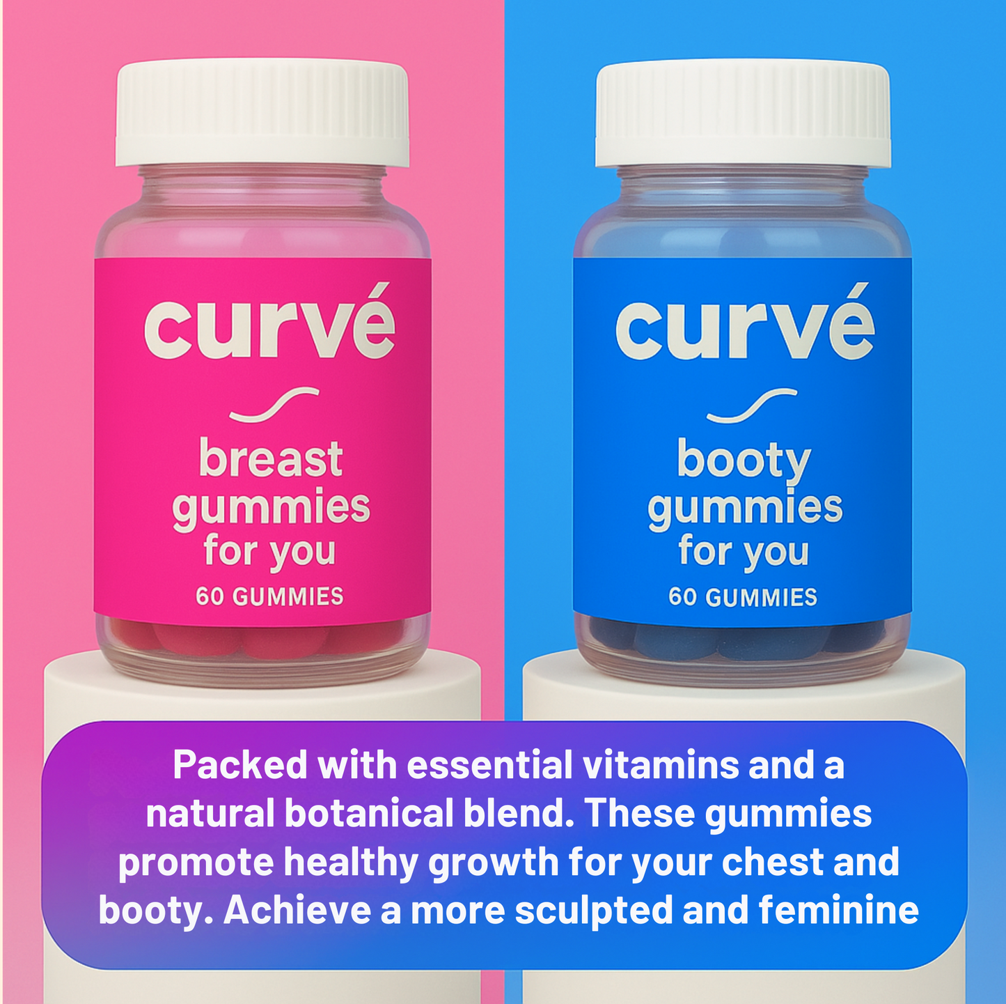 Curvé Booty & Breast Gummies